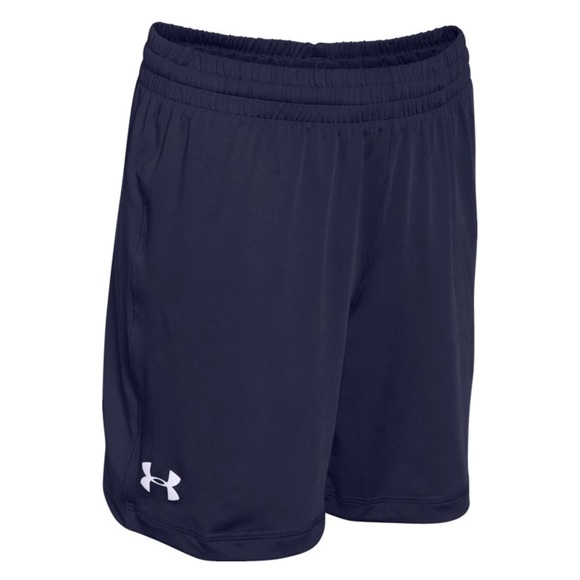 UNDER ARMOUR • Navy Woven Shorts - Picture 5 of 6